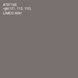 #79716E - Limed Ash Color Image